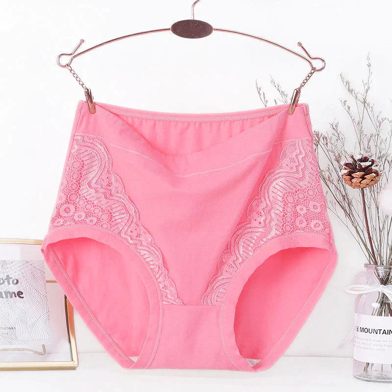 Plus Size High Waist Leak Proof Cotton Panties - Image 5