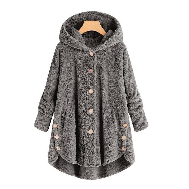 Plus Size Women Loose Warm Outwear Coat - Image 6