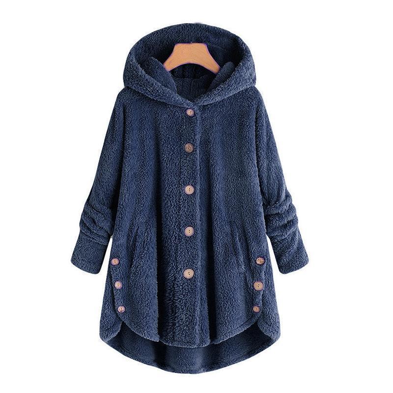 Plus Size Women Loose Warm Outwear Coat - Image 7