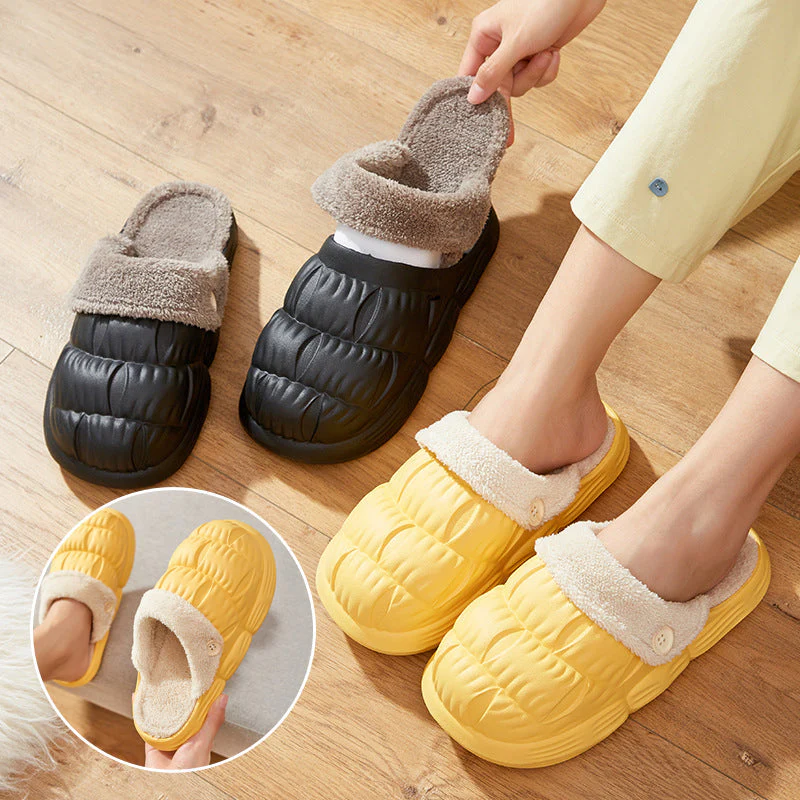 Plush Lining Detachable Plush Slippers - Image 10