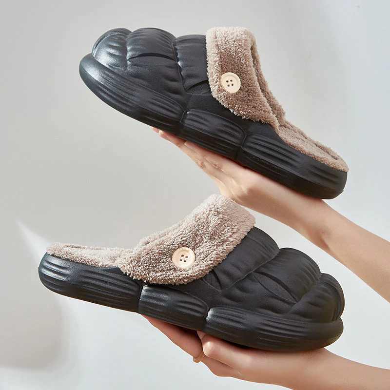 Plush Lining Detachable Plush Slippers - Image 15