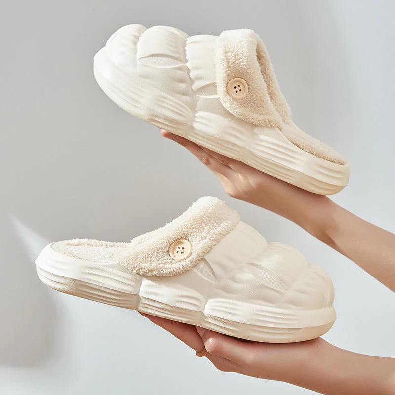 Plush Lining Detachable Plush Slippers - Image 16