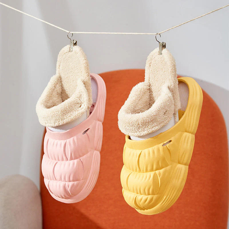 Plush Lining Detachable Plush Slippers - Image 4