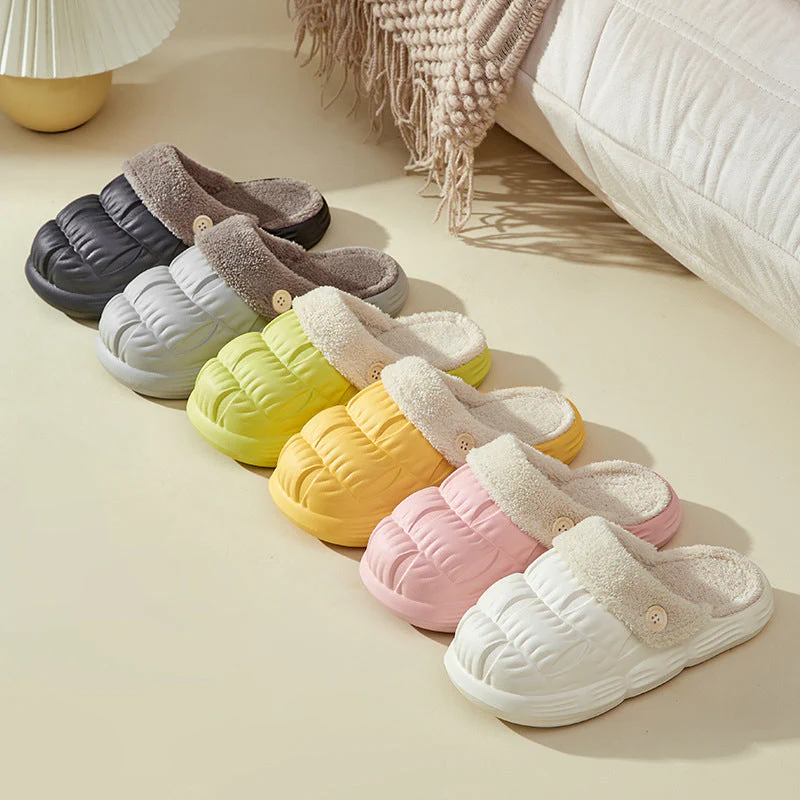 Plush Lining Detachable Plush Slippers - Image 7