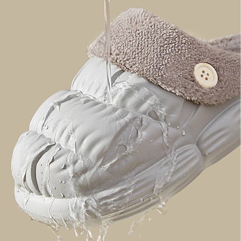 Plush Lining Detachable Plush Slippers - Image 8