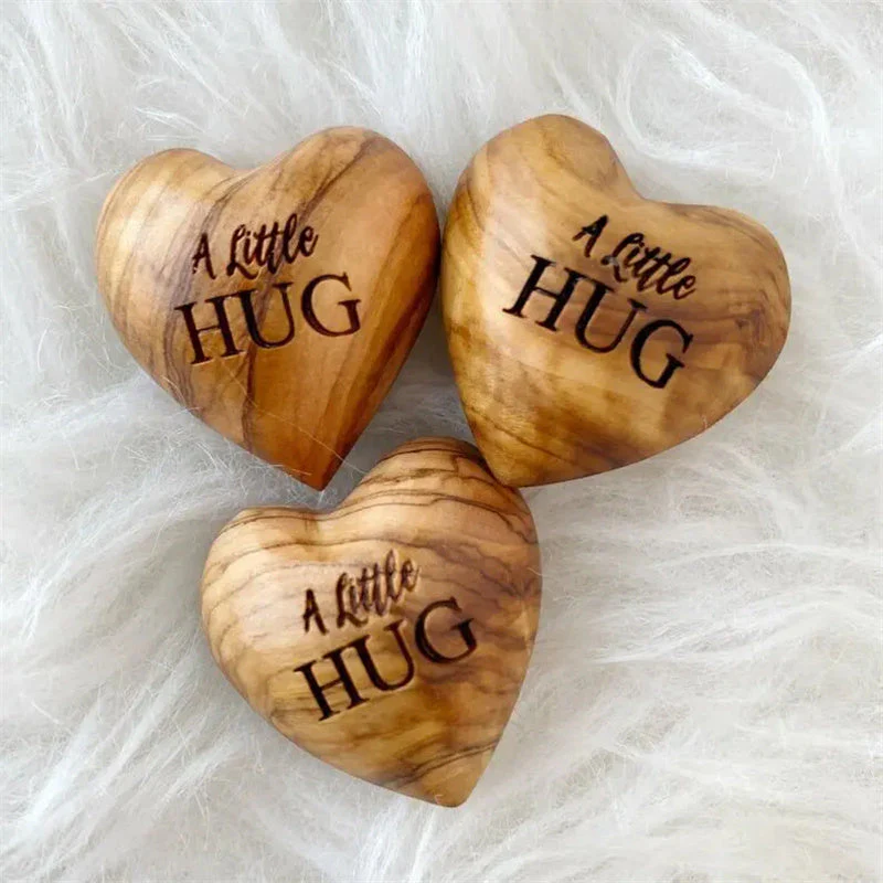 Pocket Hug Wooden Heart Token - Image 4