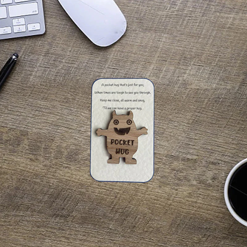 Pocket Hug Wooden Token - Image 4