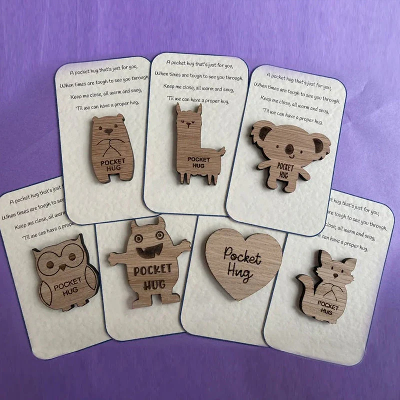 Pocket Hug Wooden Token - Image 7