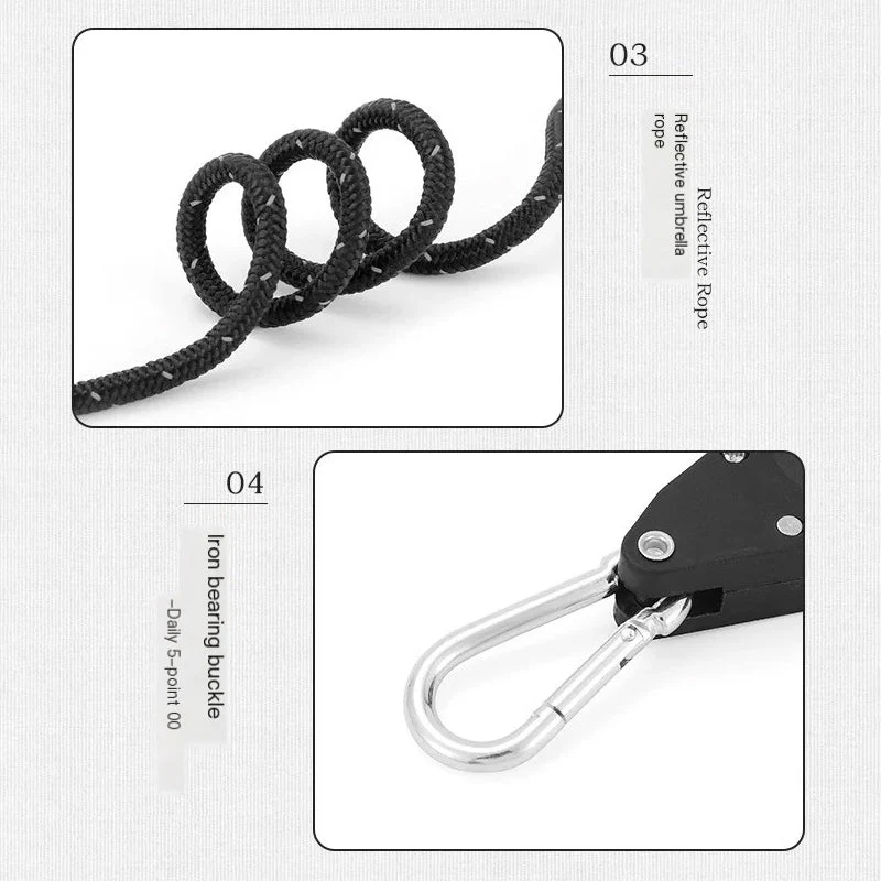 Portable Adjustable Fix Camping Rope - Image 11
