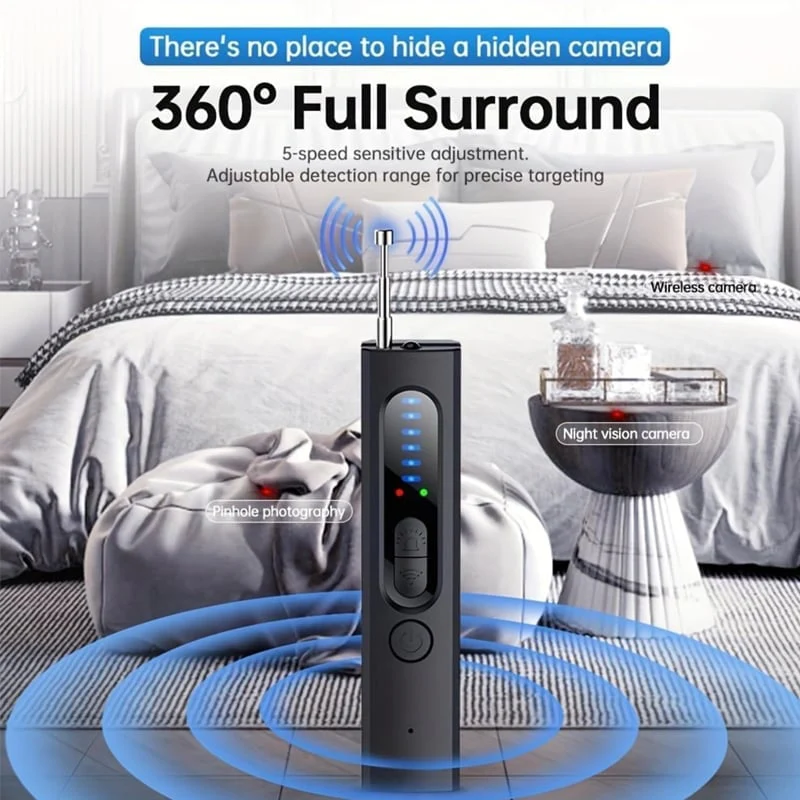 Portable Anti-Spy Camera Detector & RF Signal Scanner - Image 3
