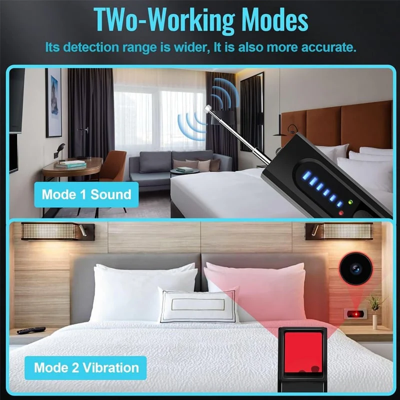 Portable Anti-Spy Camera Detector & RF Signal Scanner - Image 4