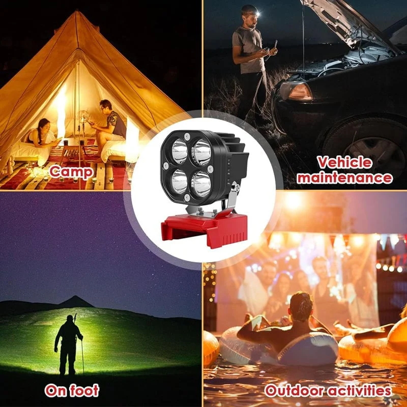 Portable Four-Leaf LED Work Light - Image 10