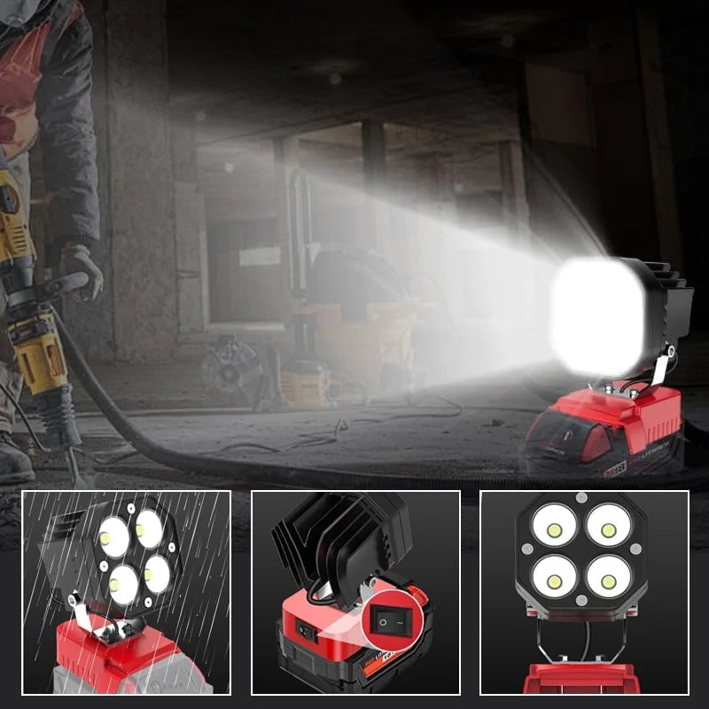 Portable Four-Leaf LED Work Light - Image 2