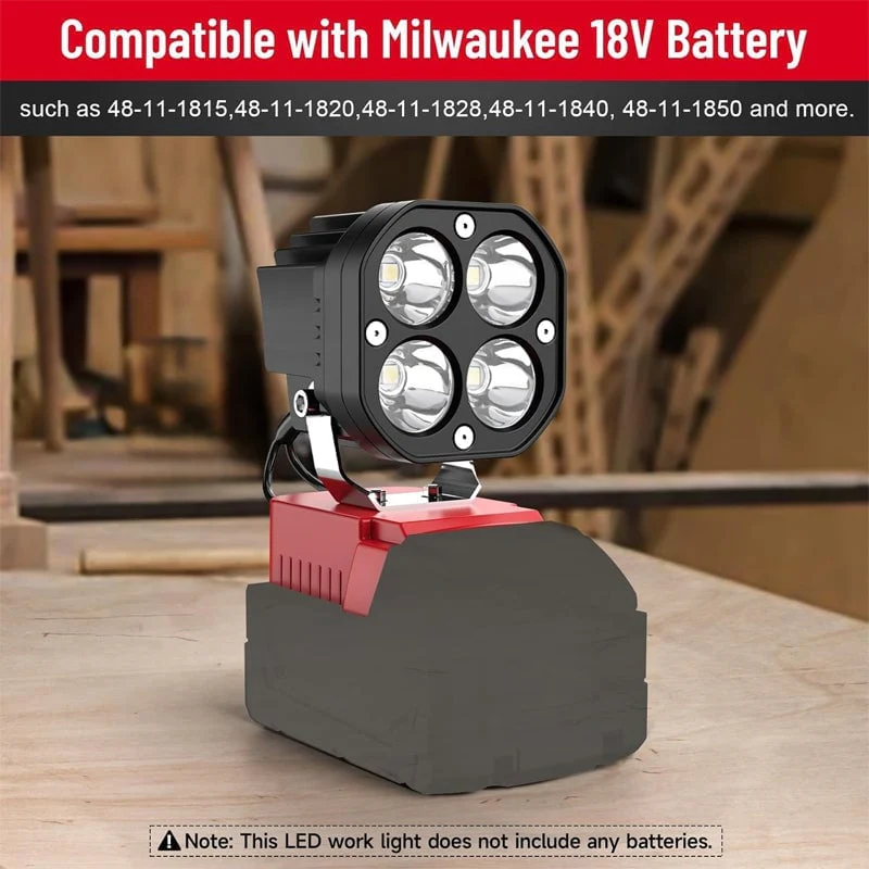 Portable Four-Leaf LED Work Light - Image 6