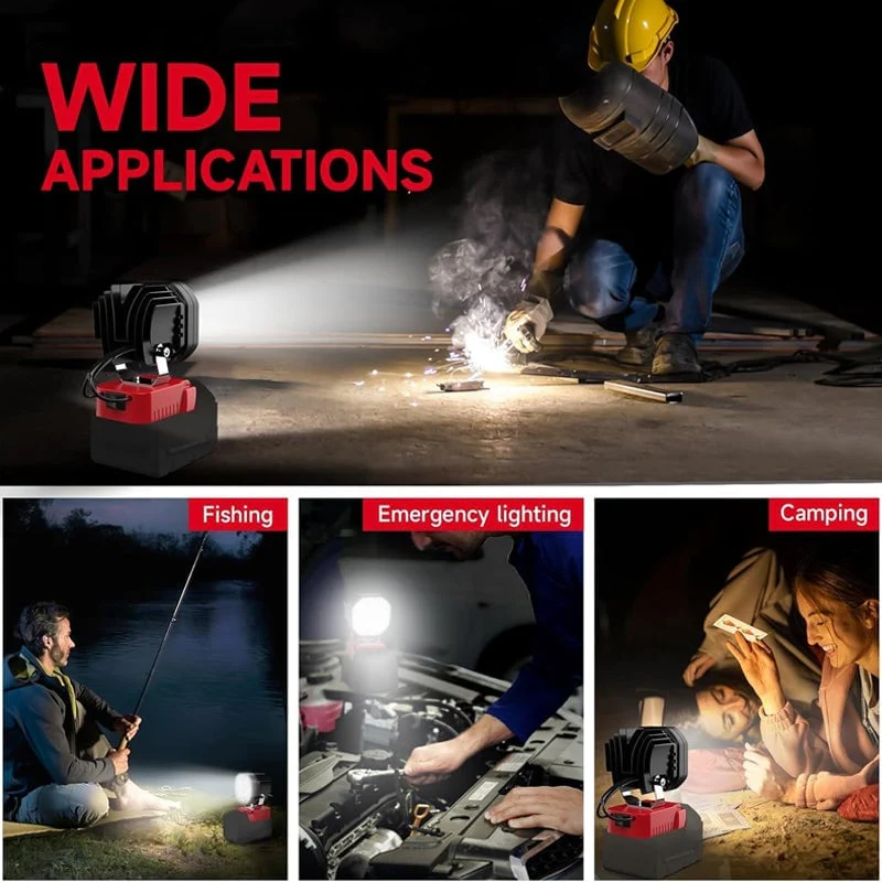 Portable Four-Leaf LED Work Light - Image 7