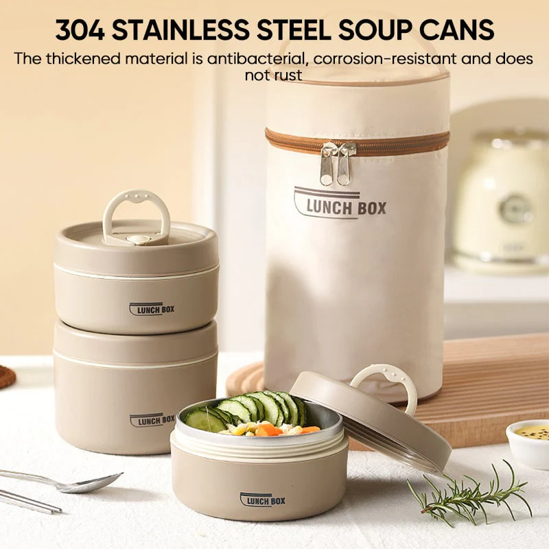 Portable Insulated Food Lunch Container Set - Image 4