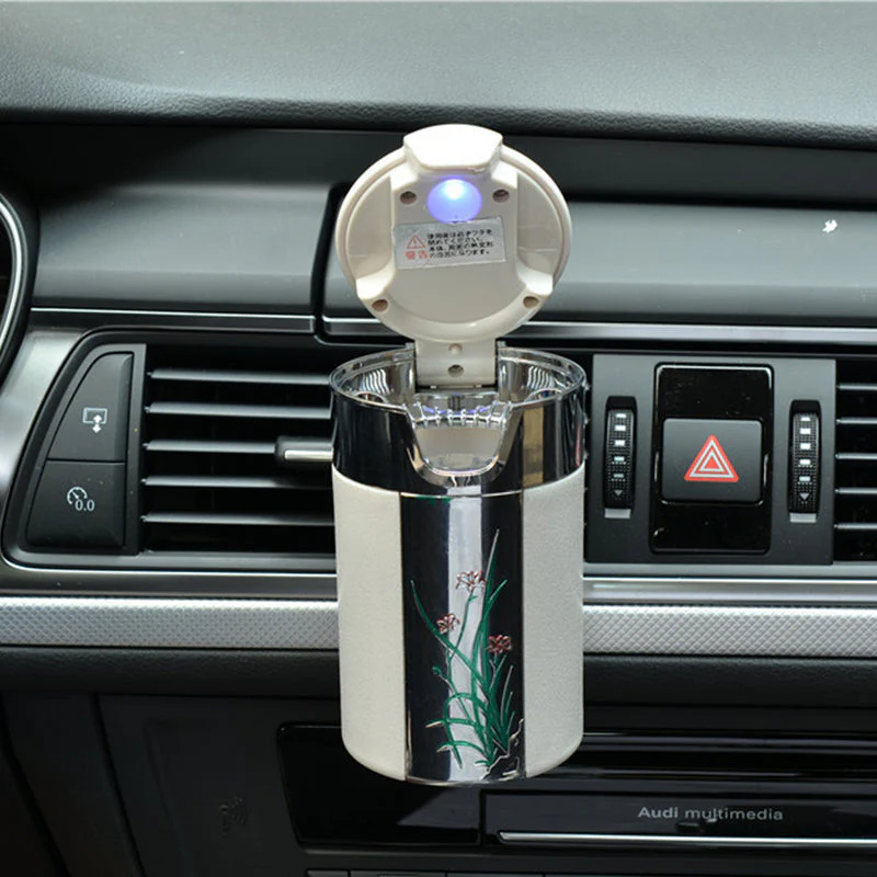 Portable Led Light Car Ashtray - Image 8