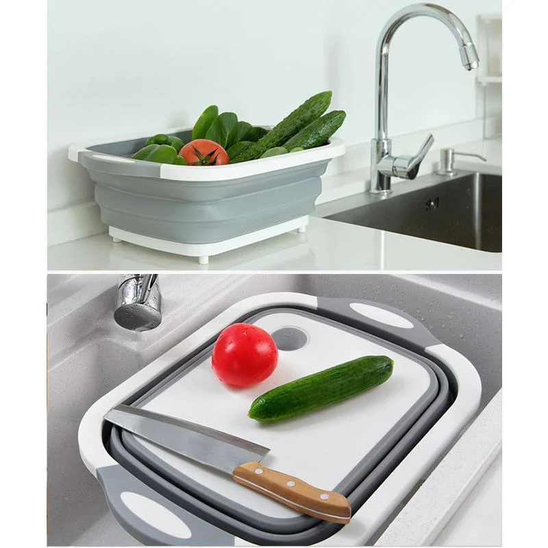 Portable Multi-function Collapsible Dish Tub - Image 2
