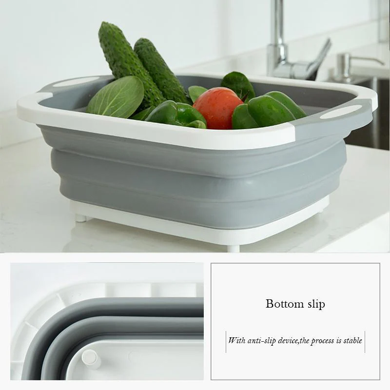 Portable Multi-function Collapsible Dish Tub - Image 4