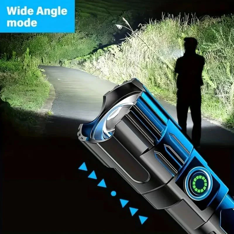 Portable USB Rechargeable Powerful Flashlight - Image 8