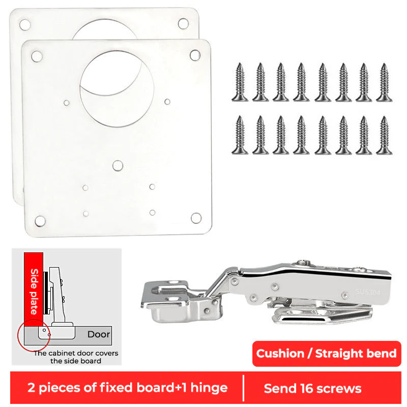Practical Cupboard Door Hinge Set - Image 2