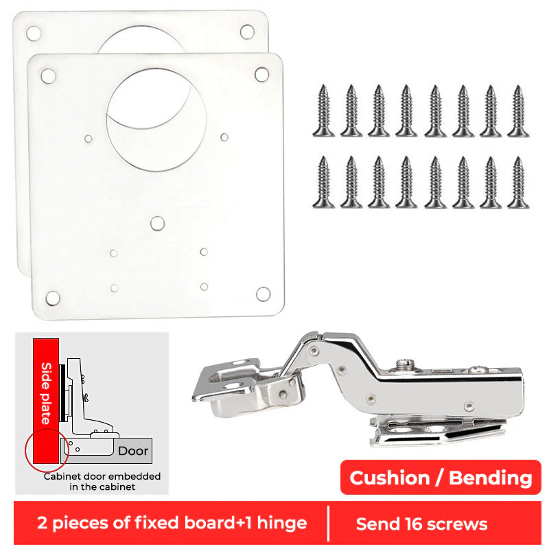 Practical Cupboard Door Hinge Set - Image 3