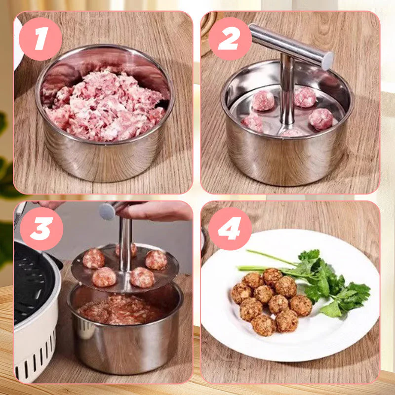 PRE-SALE 20 DAYS - Stainless Steel Meatball Maker - Image 12