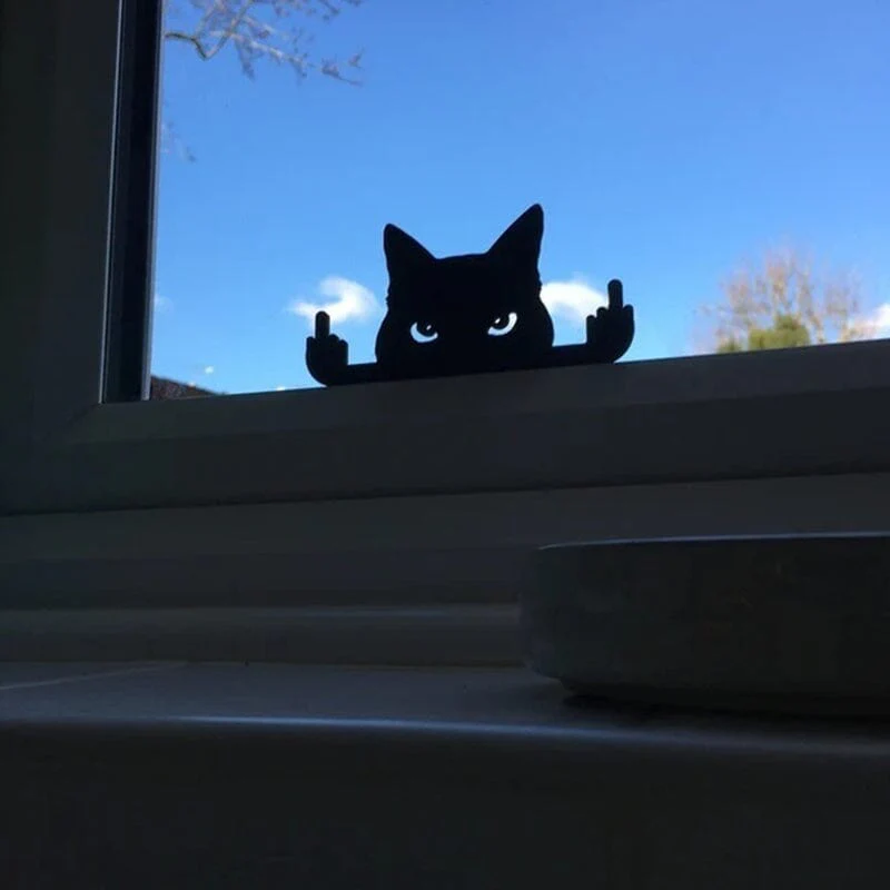 Pre-Sale>>Black Peeping Cat Ornament - Image 7