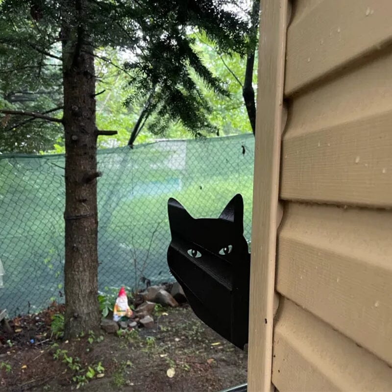 Pre-Sale>>Black Peeping Cat Ornament - Image 8