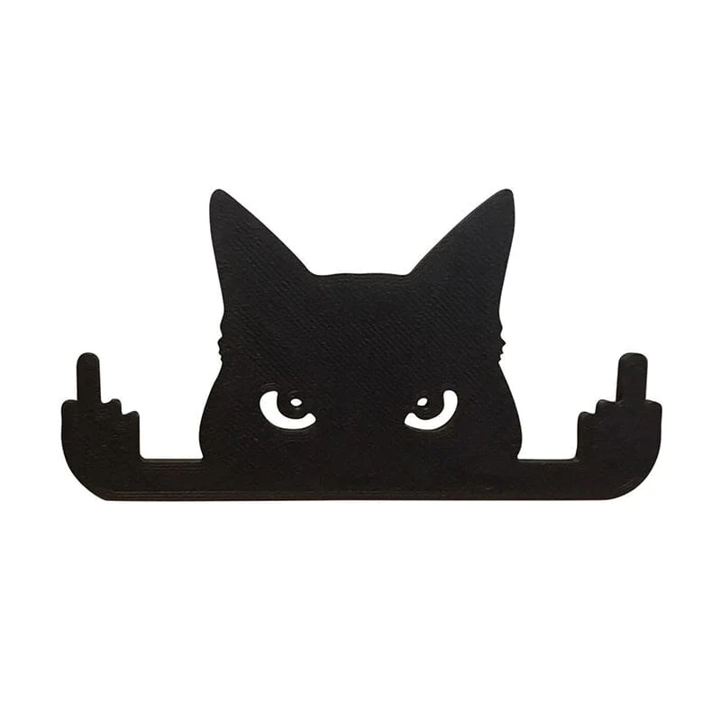 Pre-Sale>>Black Peeping Cat Ornament - Image 9