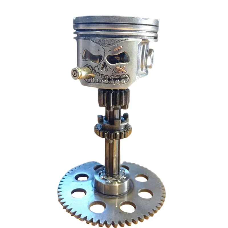 Pre-Sale>>Piston Skull Face Sculpture - Image 11