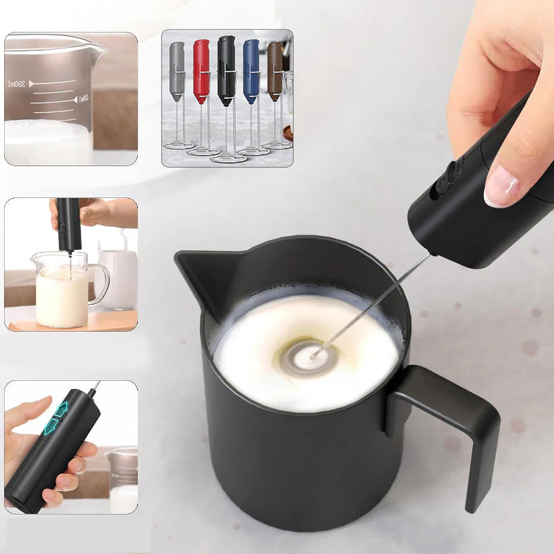 Premium Milk Frother With Stand - Image 2