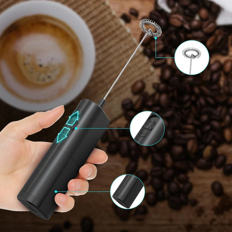 Premium Milk Frother With Stand - Image 6