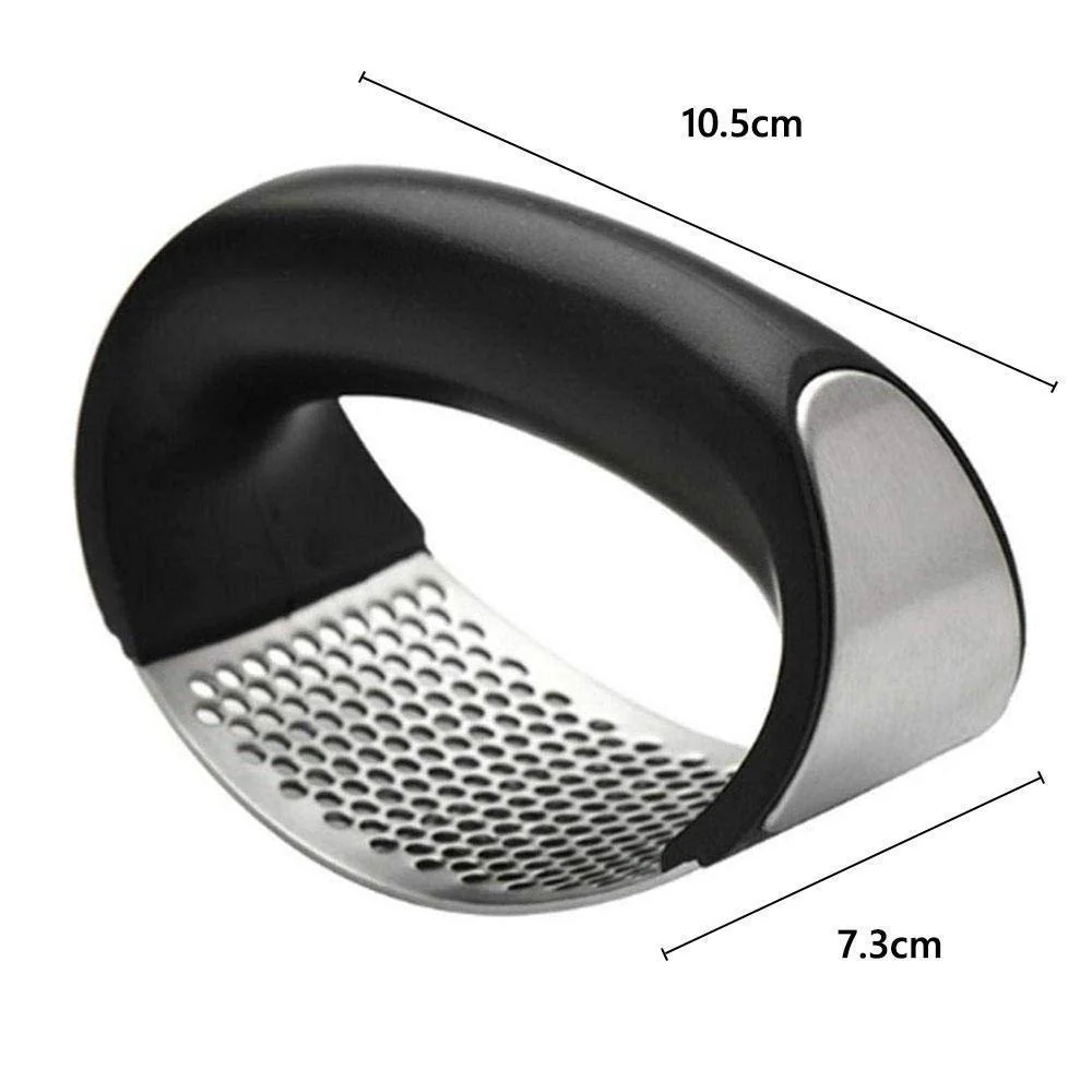 Premium Stainless Steel Garlic Press, Garlic Press Cooking Tool - Image 2