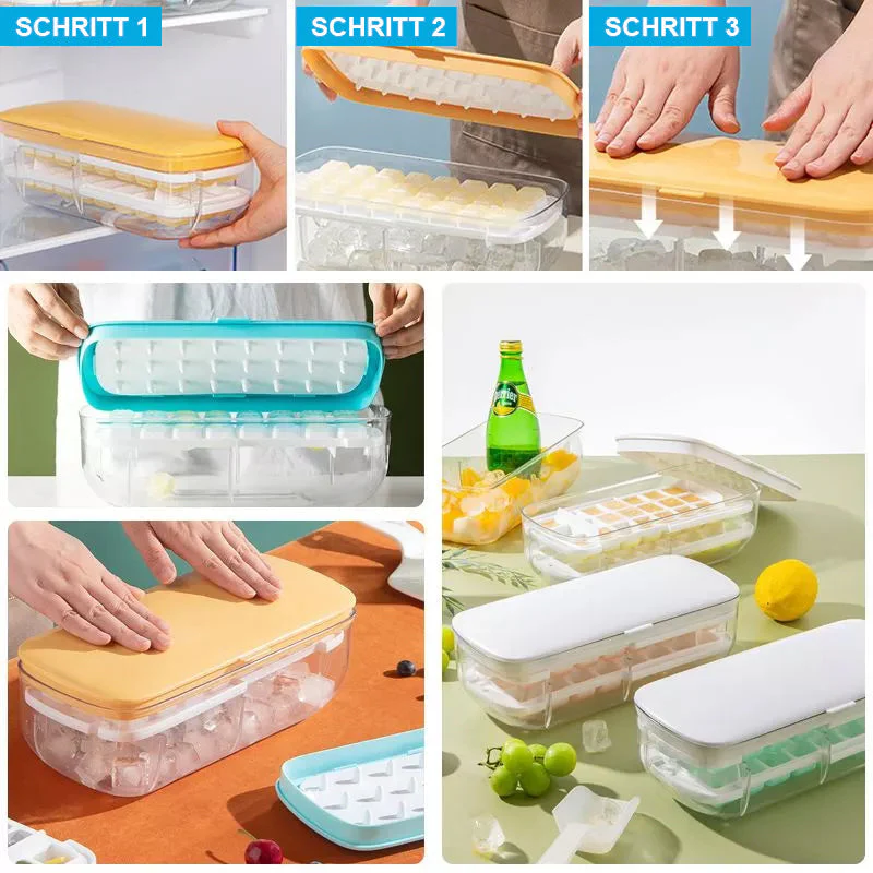 Press Type Ice Cube Maker - Image 3