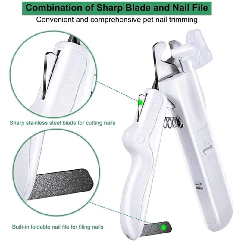 Professional LED Pet Nail Clippers - Image 4