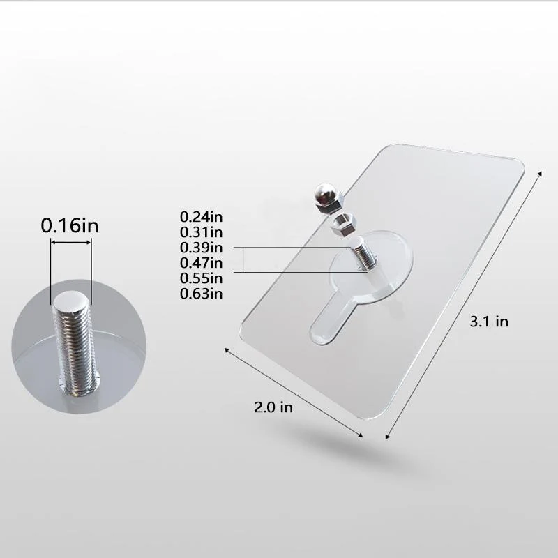 Punch-free Tranaparent Hooks - Image 8