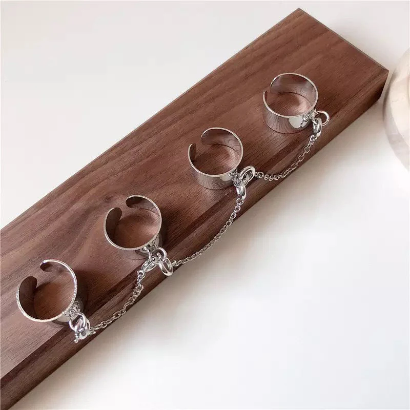 Punk Chain Combination Ring - Image 6