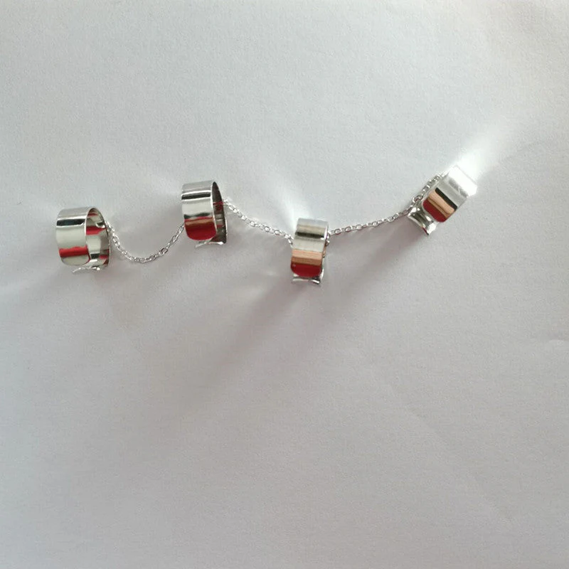 Punk Chain Combination Ring - Image 7