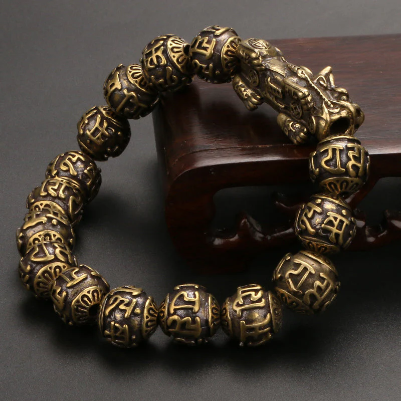 Pure Copper Pixiu Mantra Bracelet - Image 10