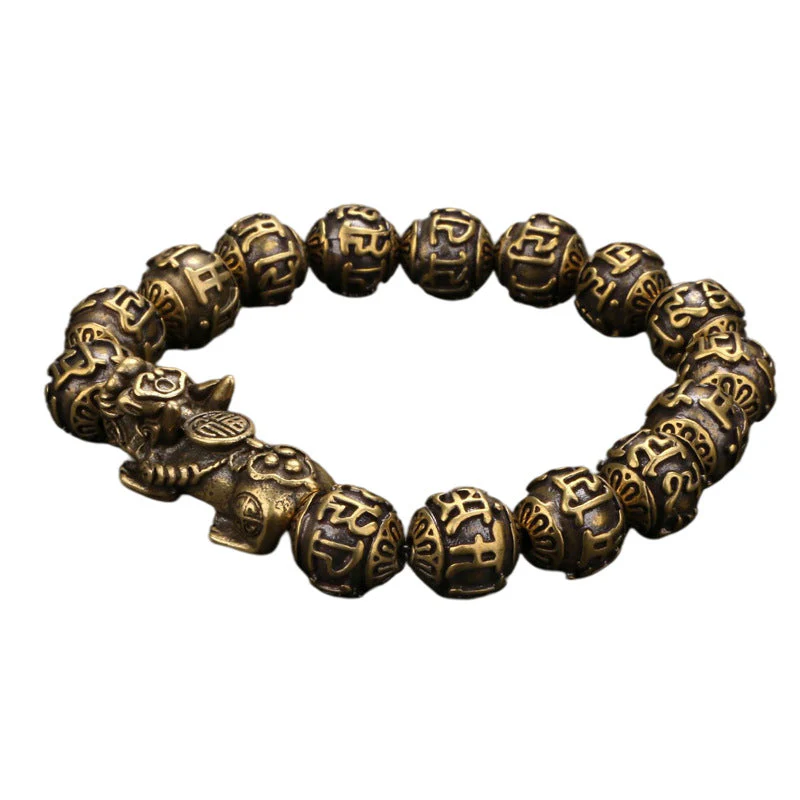 Pure Copper Pixiu Mantra Bracelet - Image 11
