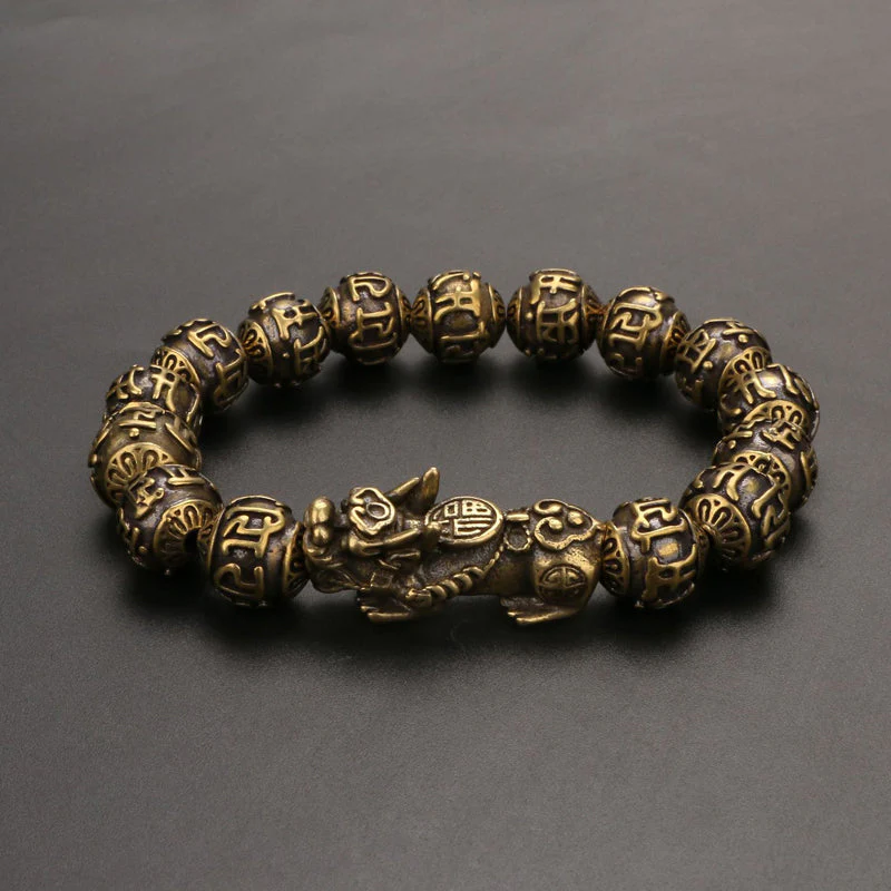 Pure Copper Pixiu Mantra Bracelet - Image 4
