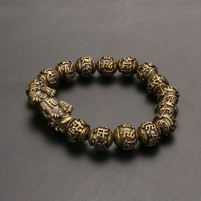 Pure Copper Pixiu Mantra Bracelet - Image 5