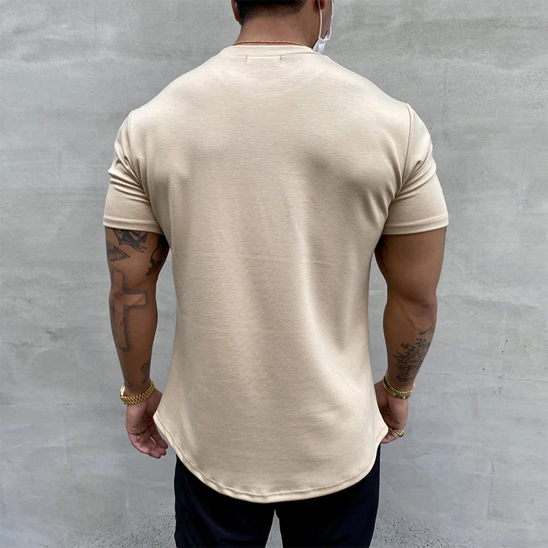 Pure Cotton Stretchy Sports T-shirt - Image 7