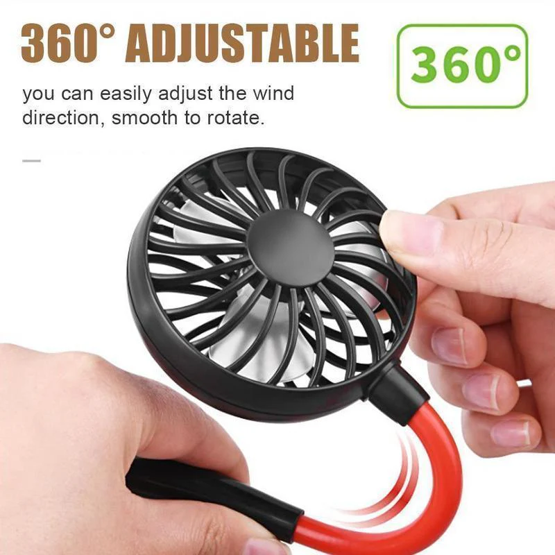 Rechargeable Mini Neck Fans - Image 3