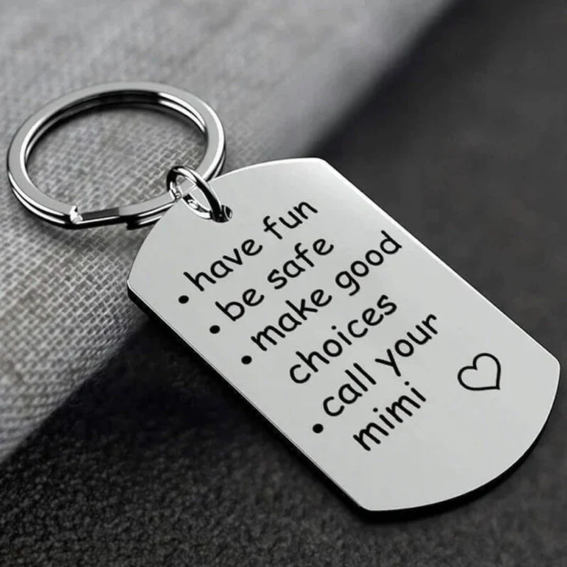 Reminder to Do Things Stainless Steel Keychain - Image 12