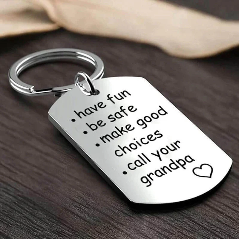Reminder to Do Things Stainless Steel Keychain - Image 3