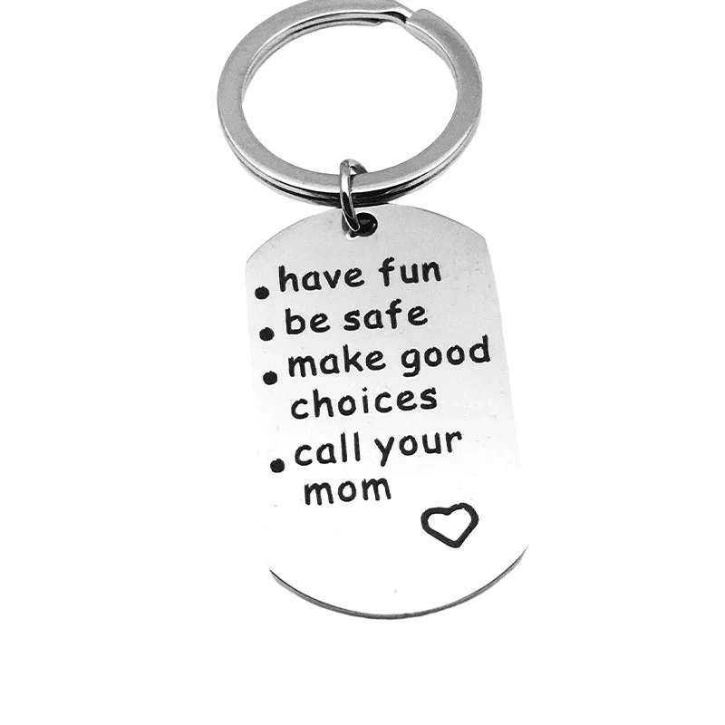 Reminder to Do Things Stainless Steel Keychain - Image 4