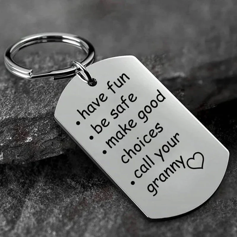 Reminder to Do Things Stainless Steel Keychain - Image 8