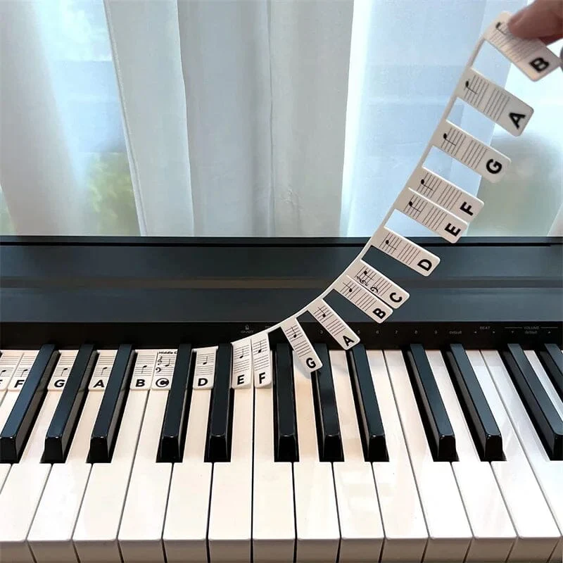 Removable Piano Keyboard Note Labels - Image 11